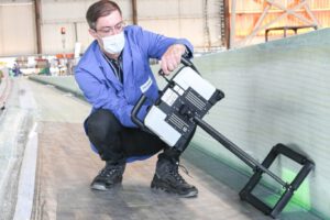 High-Precision Surface Inspection of Wind Turbine Blades