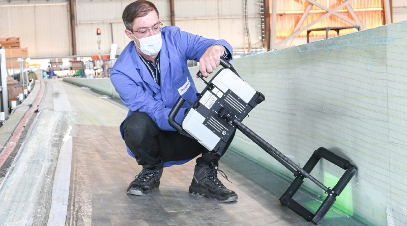 High-Precision Surface Inspection of Wind Turbine Blades