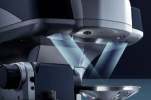 Máy đo cấu hình quang học 3D cung cấp bộ quay cơ giới tích hợp