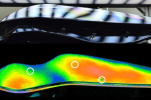 Form Measurement and Defect Detection for Glossy Surfaces