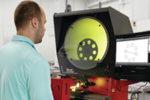 Benchtop Optical Comparator Range Extended