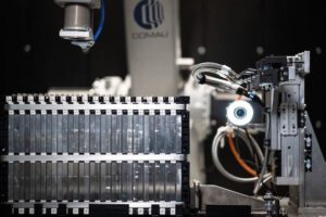 AI Machine Vision xác thực dây chuyền sản xuất pin tự động hóa cao