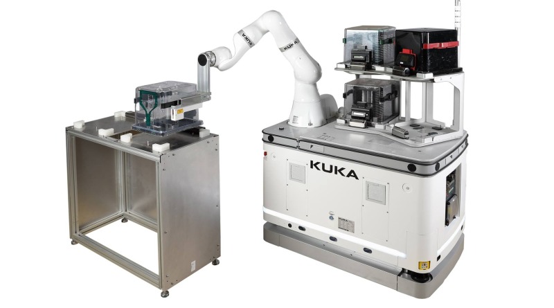 Hướng dẫn xử lý hình ảnh Quy trình kẹp robot di động