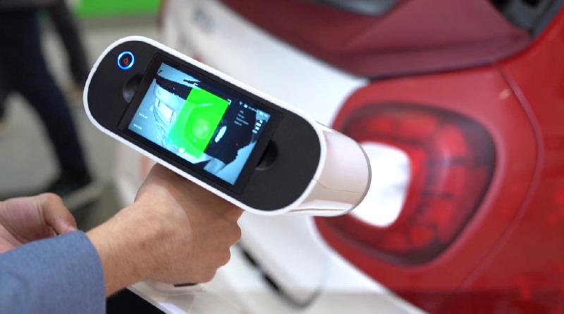 Xịt quét trong suốt 3D cho phép chụp màu và đường viền