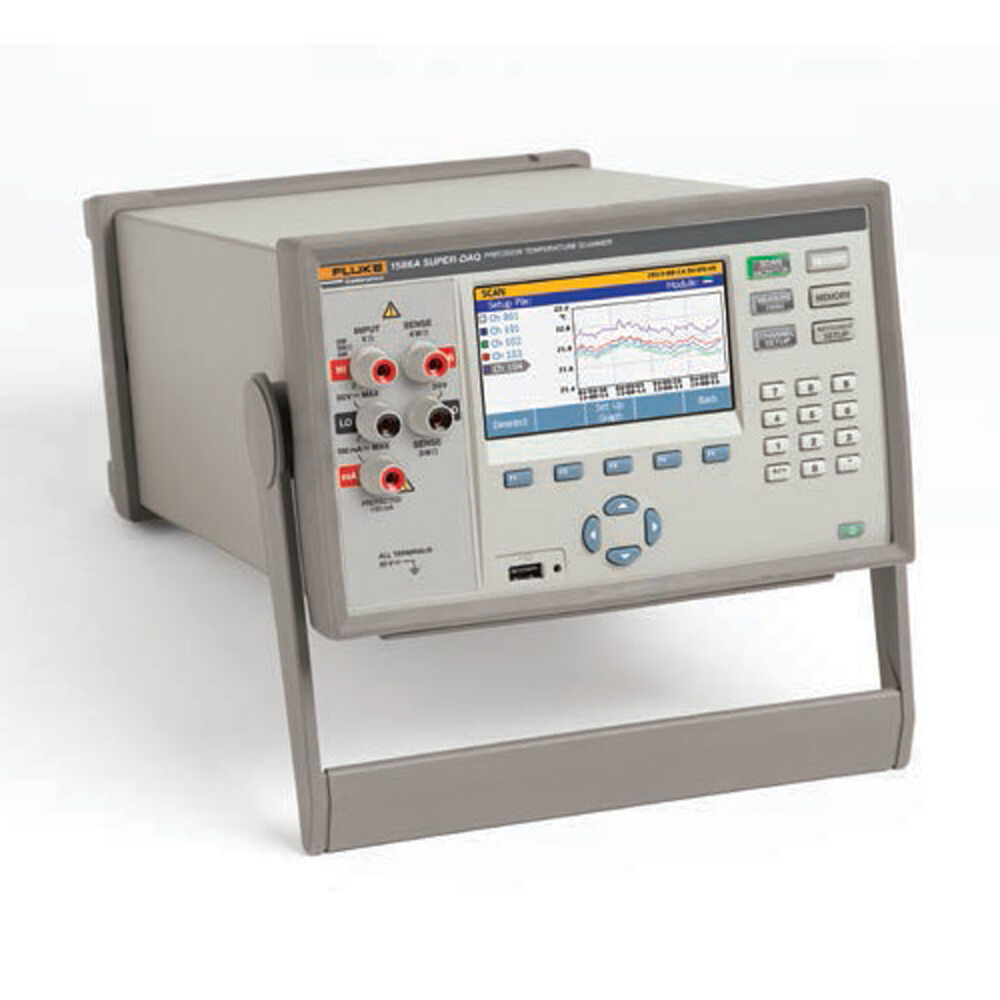 Fluke Calibration 1586A/1DS 120/C Super DAQ 1 DAQ-STAQ Multiplxer (120V) with Accredited Calibration