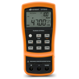 Keysight U1731C LCR Meter, Handheld, 20000 Count, Dual Display, 120Hz/1KHz